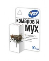 FLY Մոծակների և ճանճերի թրթուրների դեմ միջոց (տարածքի մշակման համար) 10 մլ